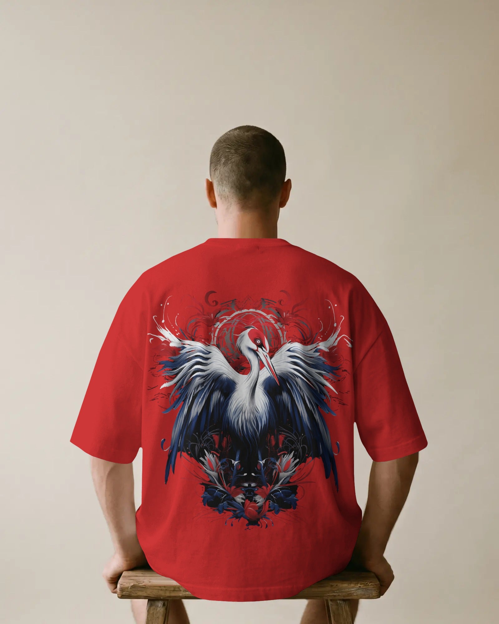 RED CROWNED CRANE 12