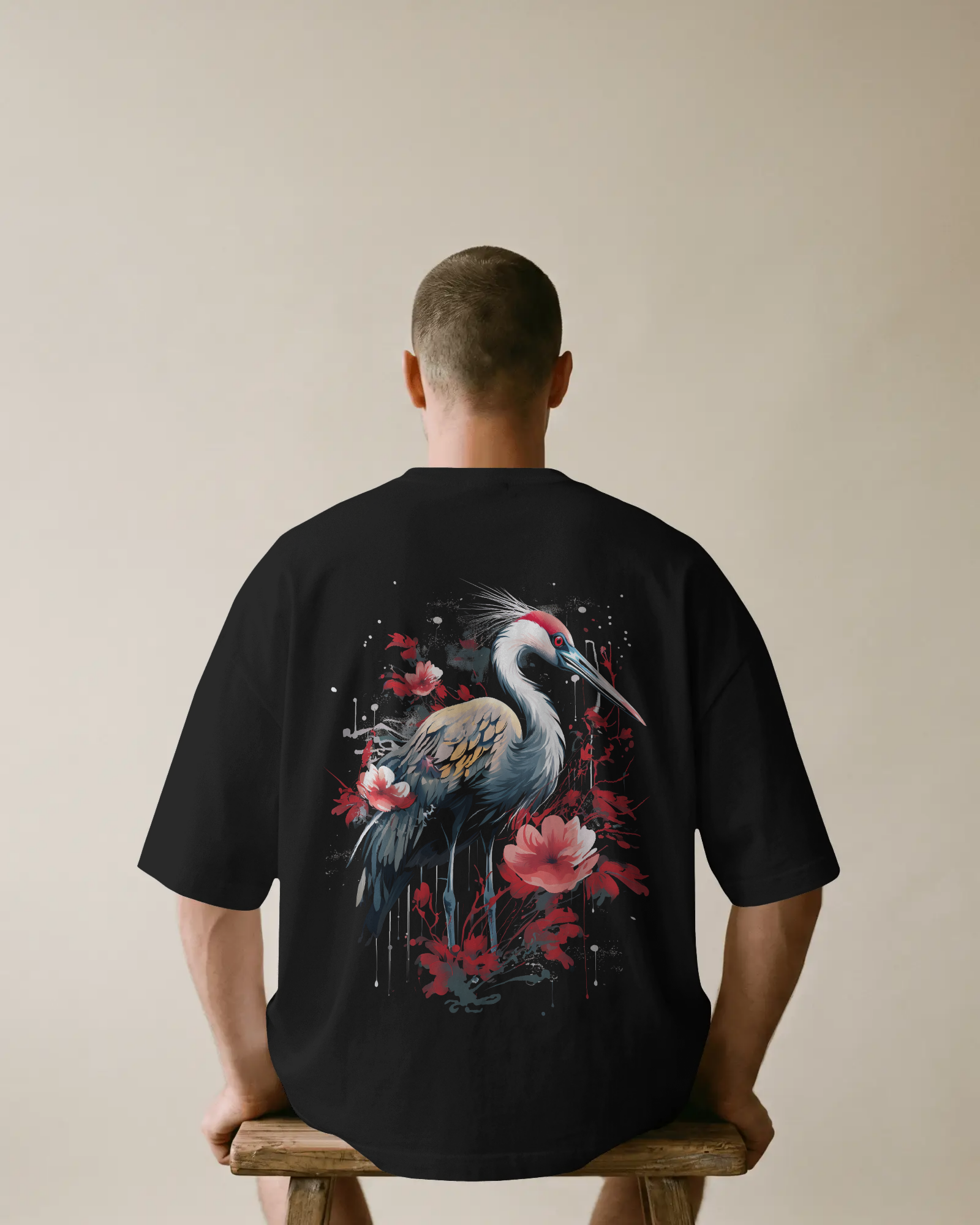 RED CROWNED CRANE 15