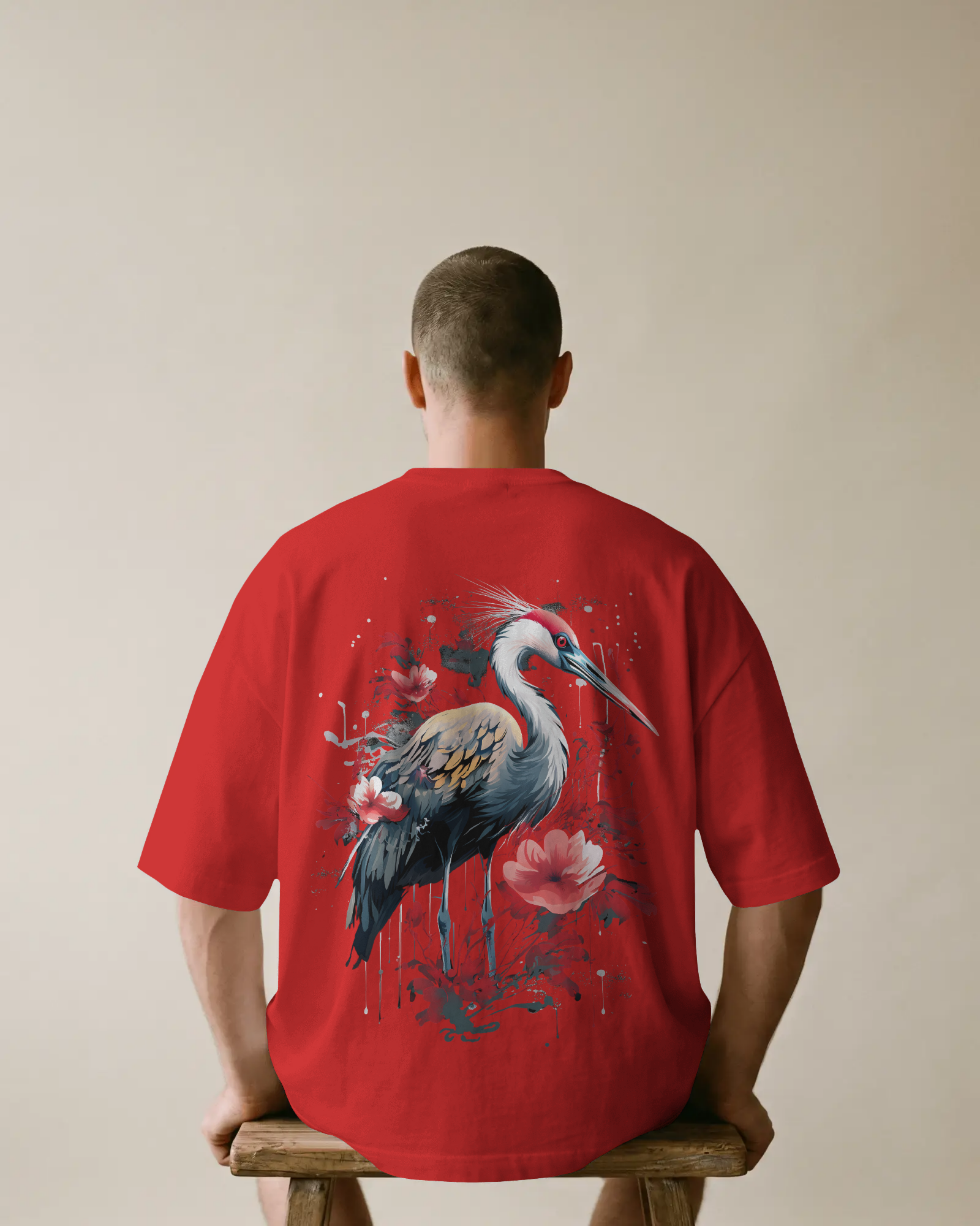 RED CROWNED CRANE 15
